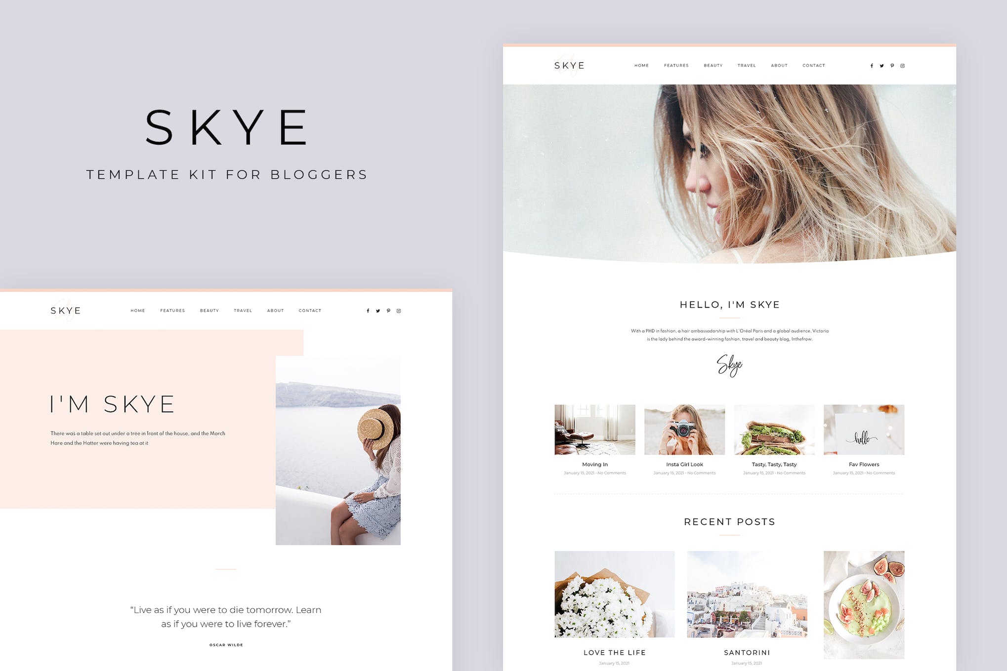 Skye – Modern Blog Elementor Template Kit