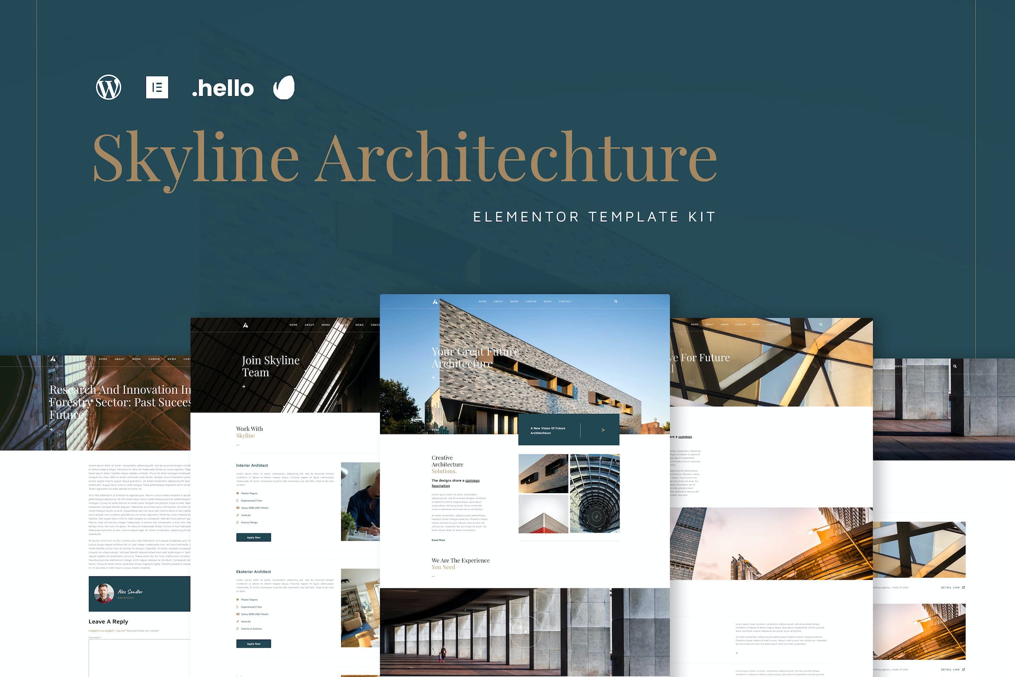 Skyline – Architecture Elementor Template Kit