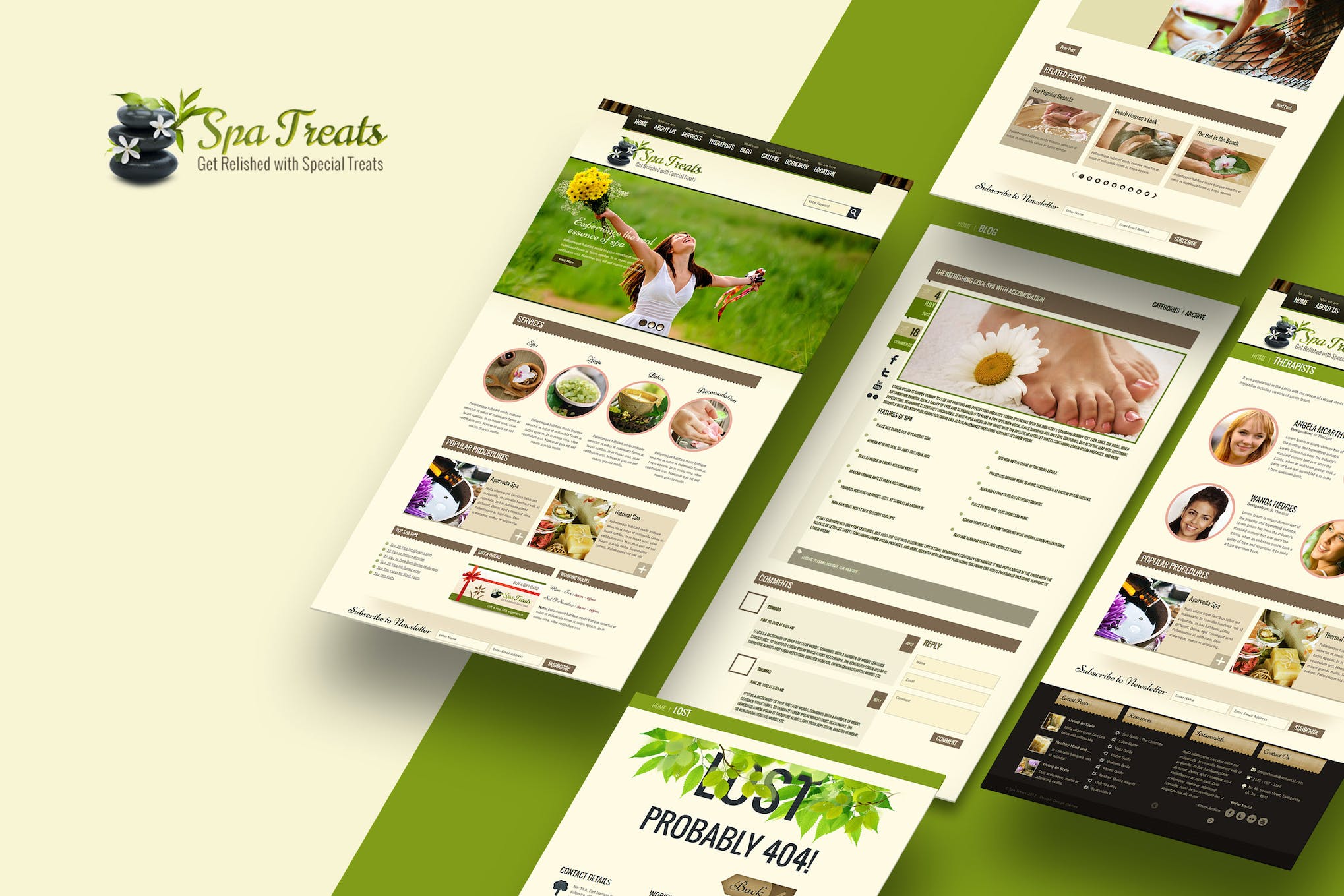 Spa Treats – A Health / Spa Salon HTML Template