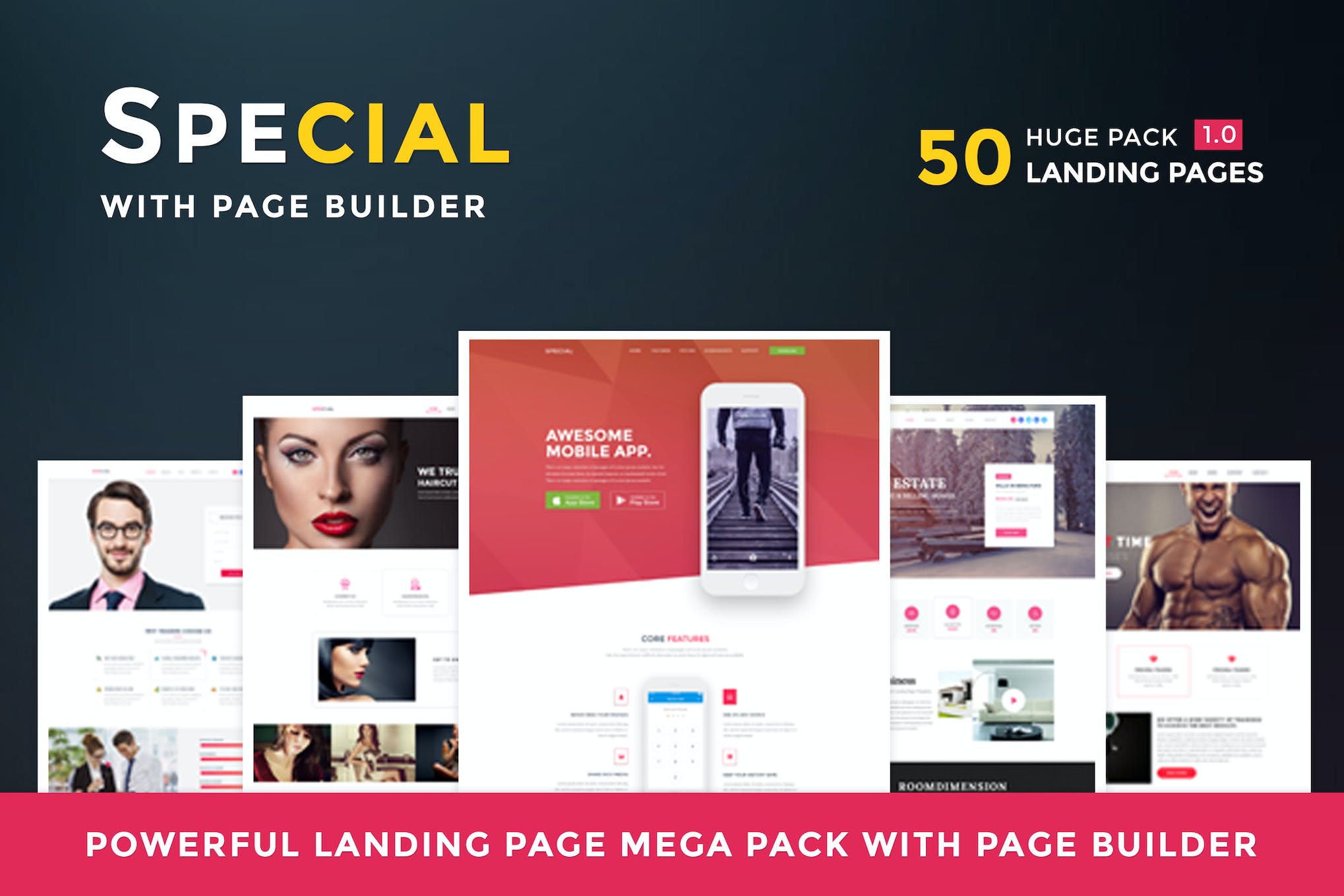 Special – Landing Page HTML Pack