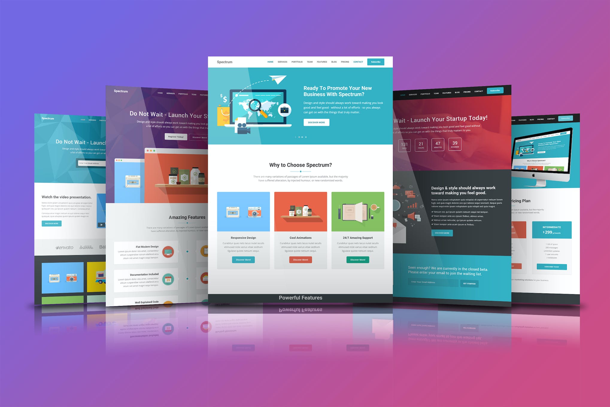 Spectrum – Premium HTML5 Template