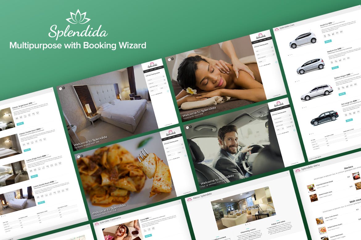 Splendida – Multipurpose with Booking Wizard