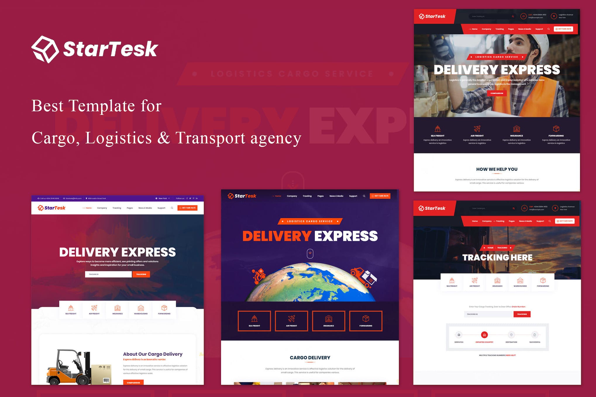 Startesk – Logistics & Transport HTML5 Template