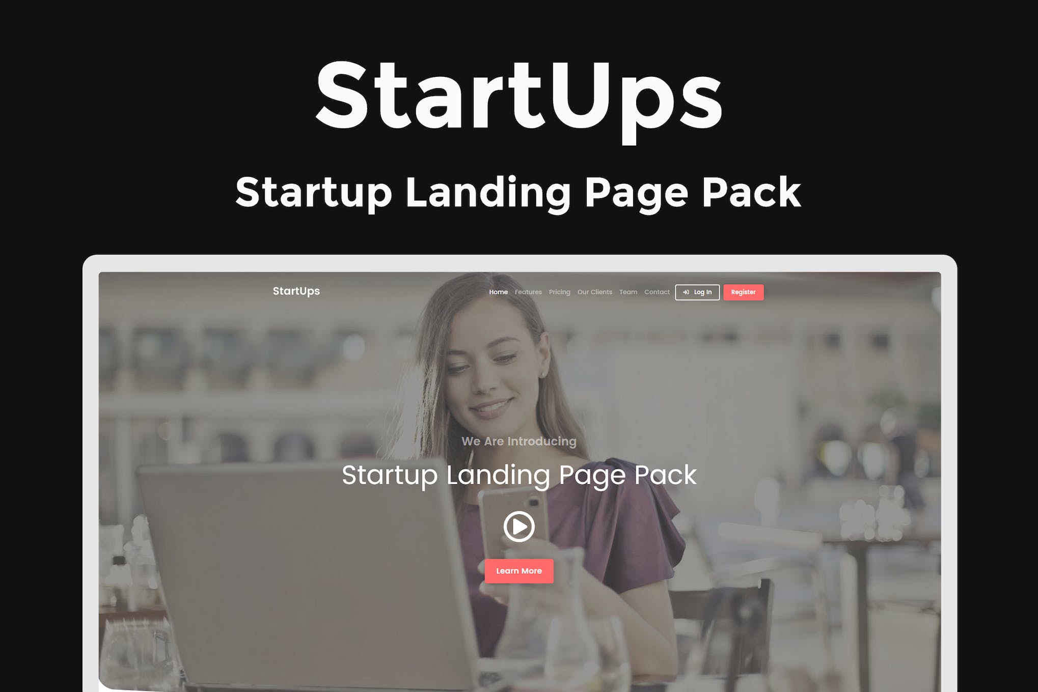 StartUps – Startup Landing Page