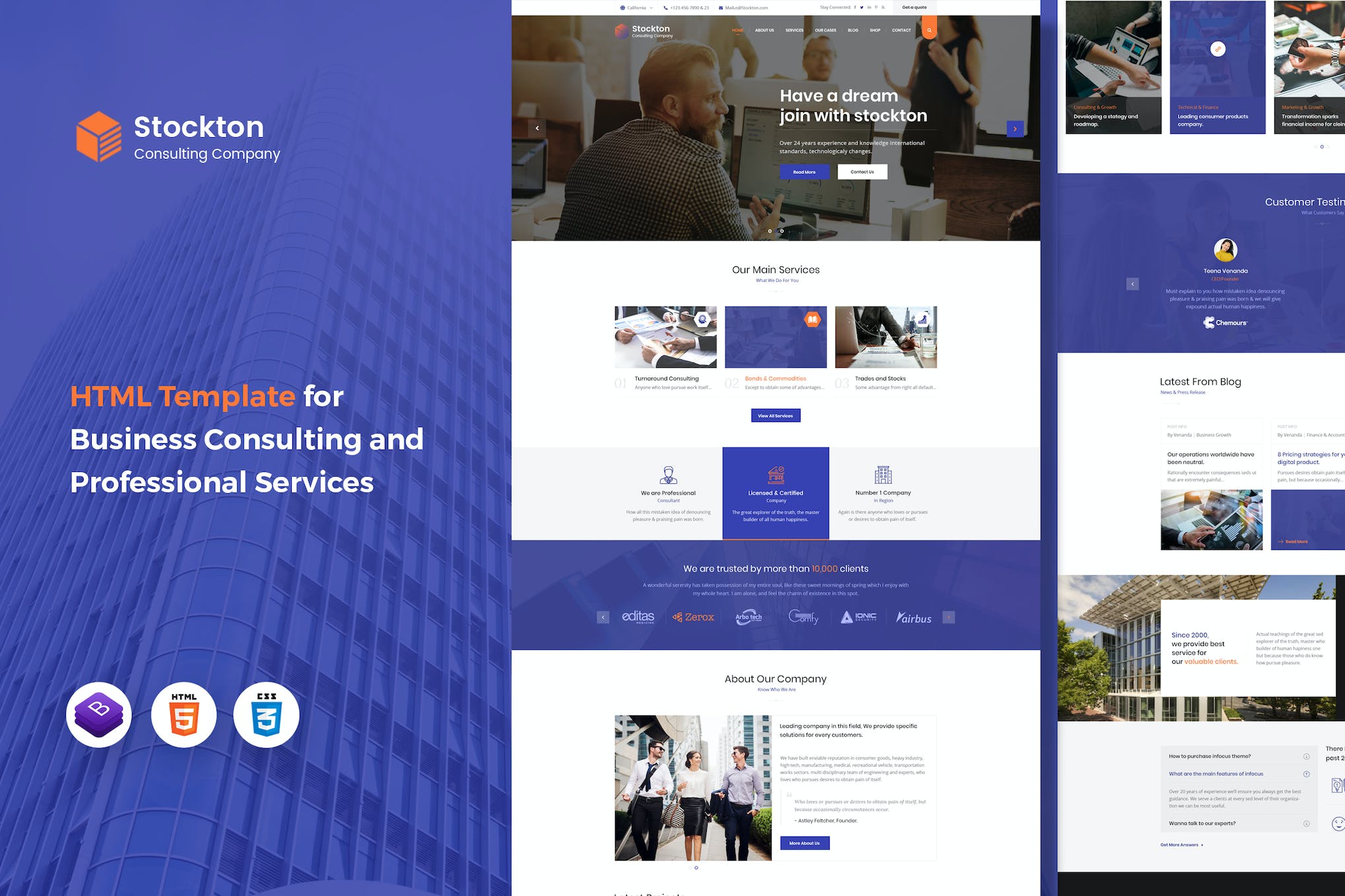 Stockton – Business Consulting HTML Template