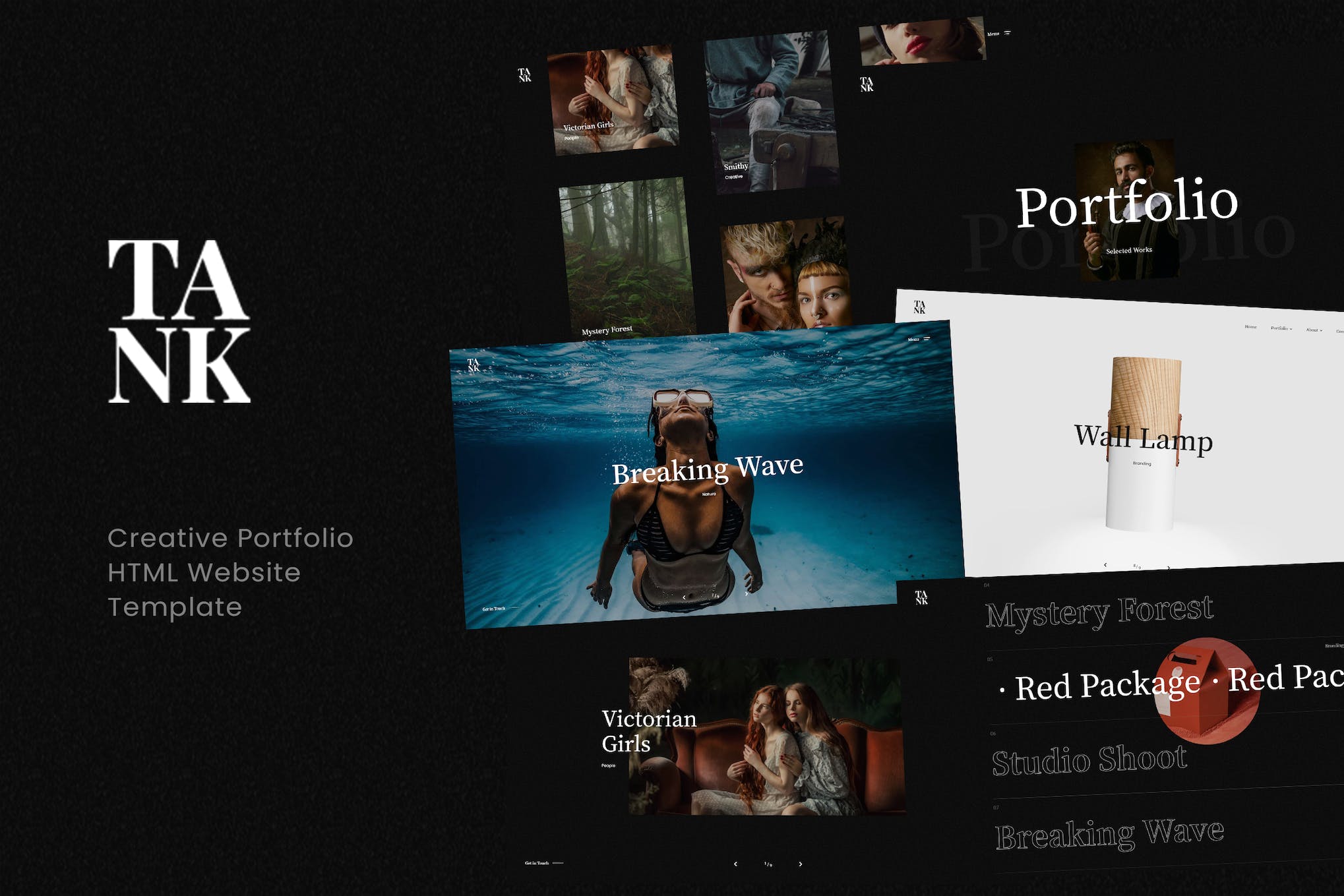 Tank – Creative Portfolio HTML Website Template