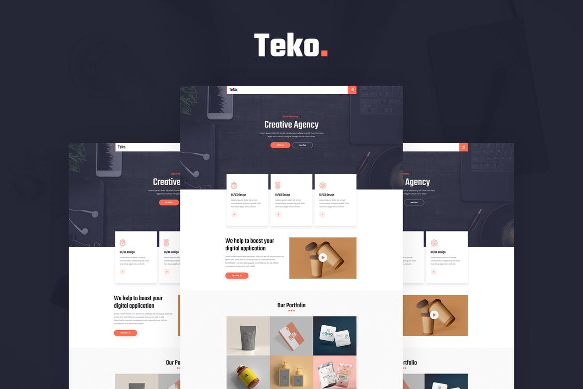 Teko – Creative Agency Template Kit