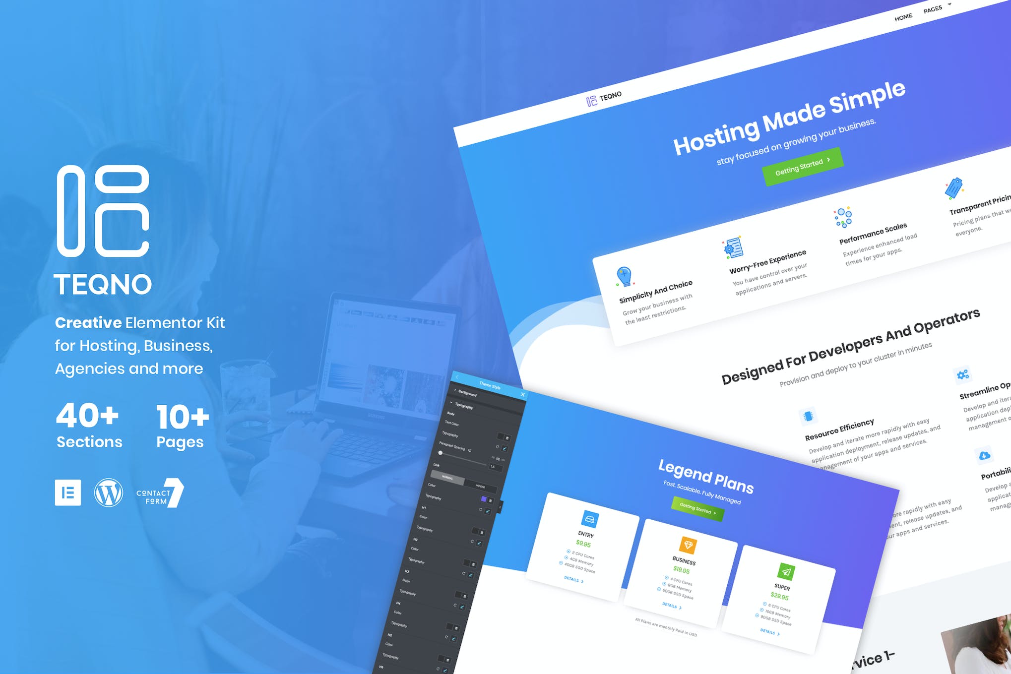 Teqno – Tech Agency Elementor Template Kit