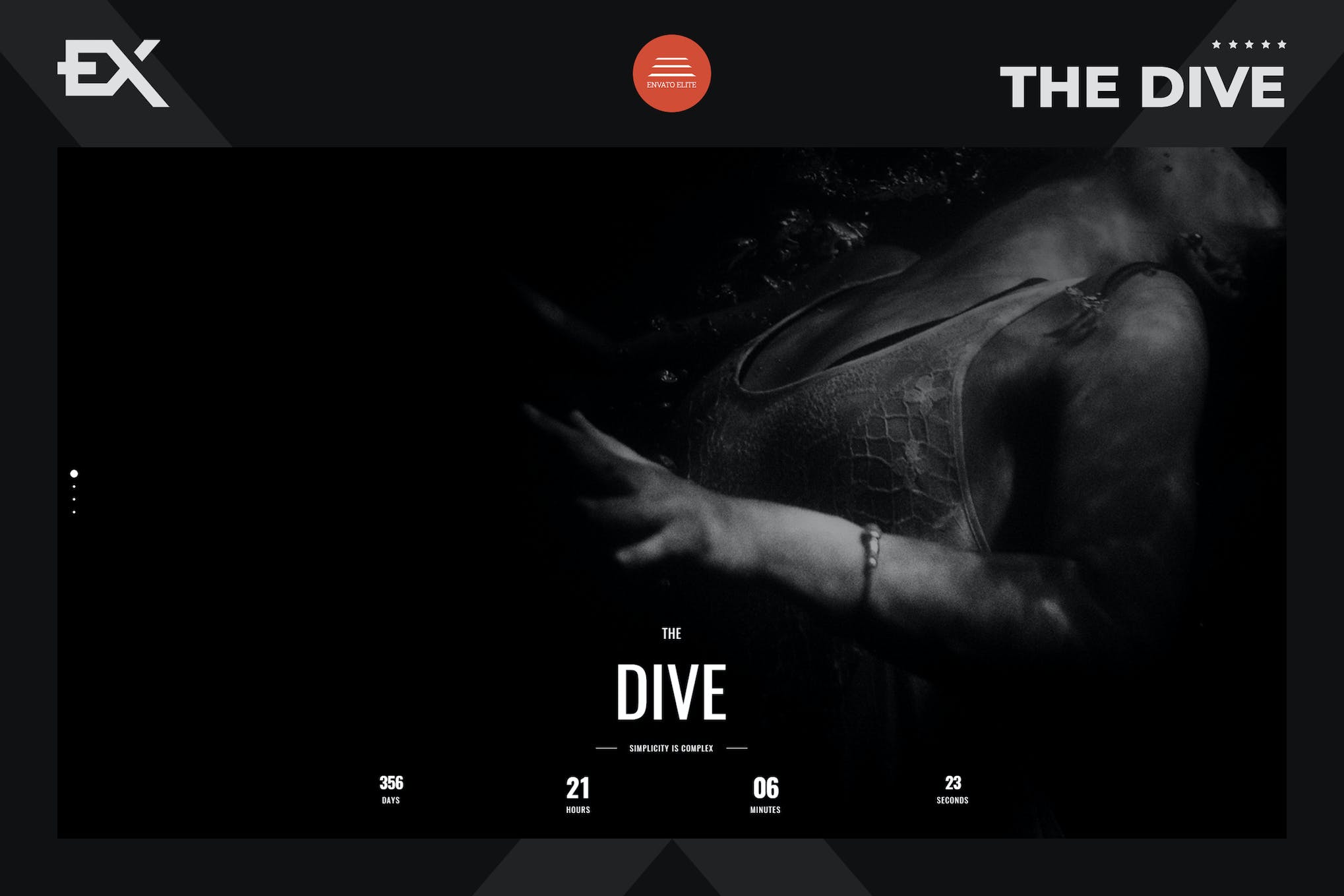 The Dive – Responsive Coming Soon Page