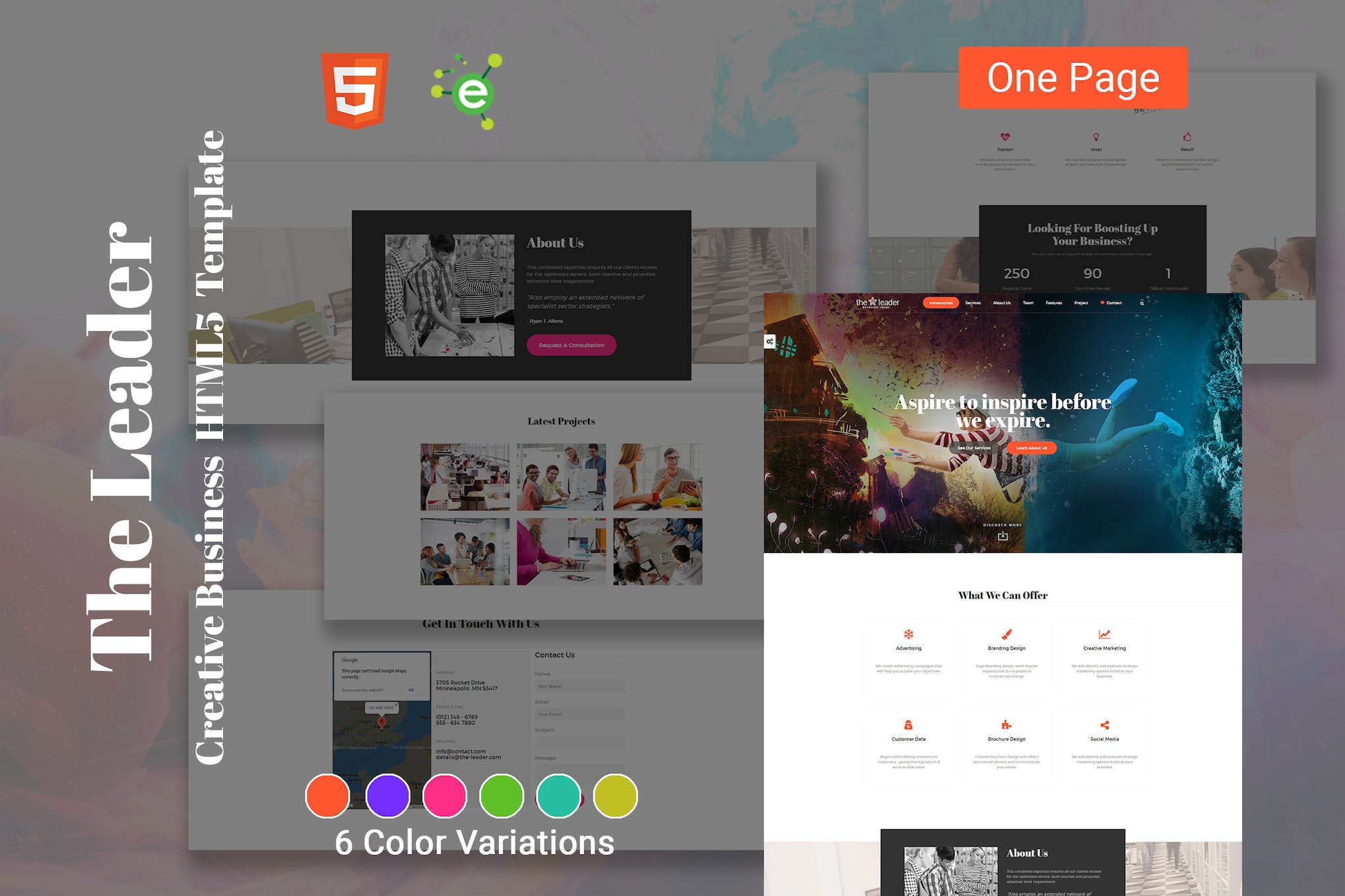 TheLeader – Creative Business HTML5 Template