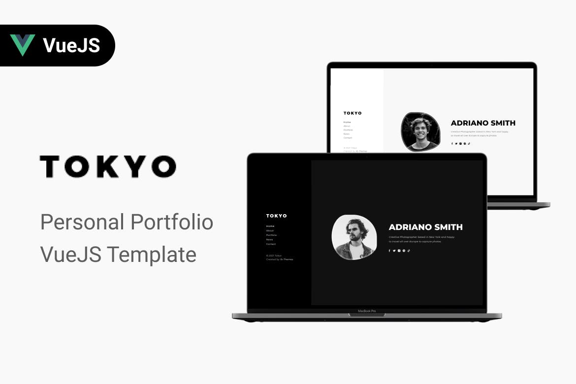 Tokyo – Personal Portfolio VueJS Template