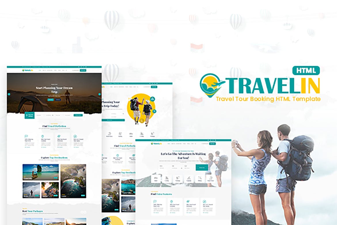 Travelin – Travel Tour Booking HTML Templates