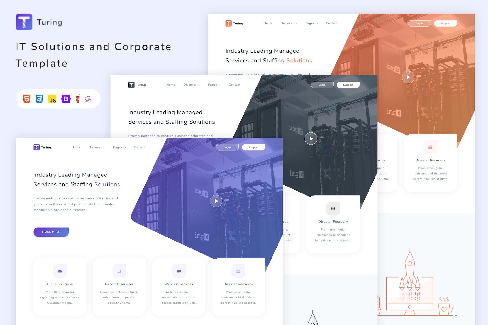 Turing – IT Solutions and Corporate Template