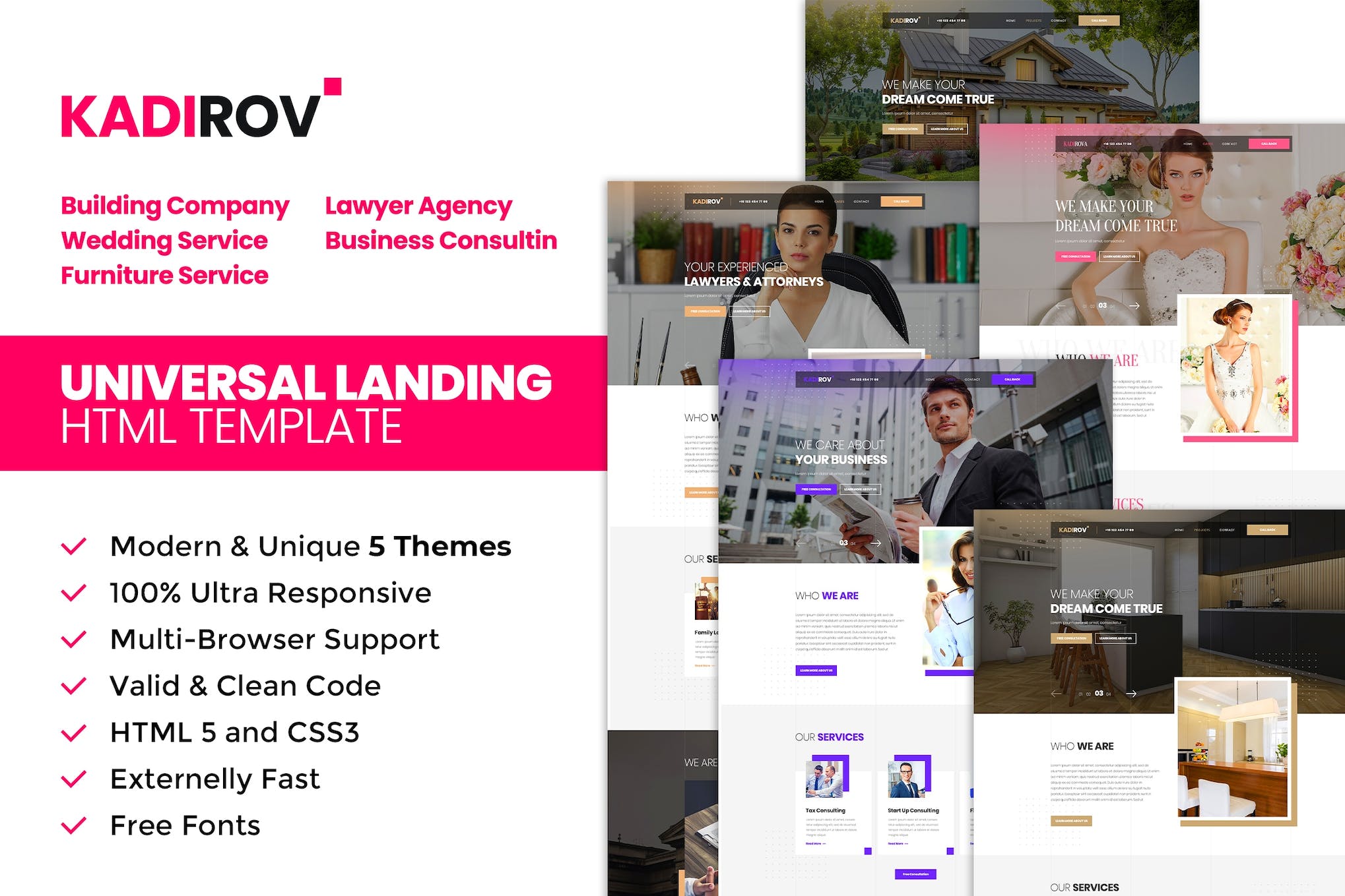 Universal Landing Page Template