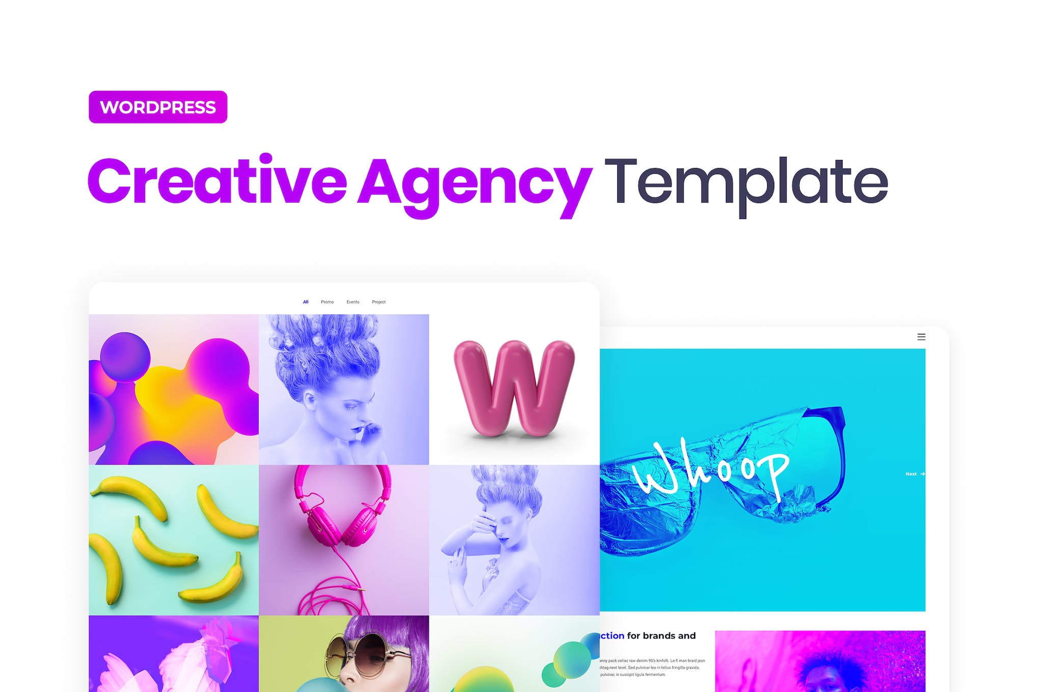 Whoop – Creative Agency Elementor Template Kit