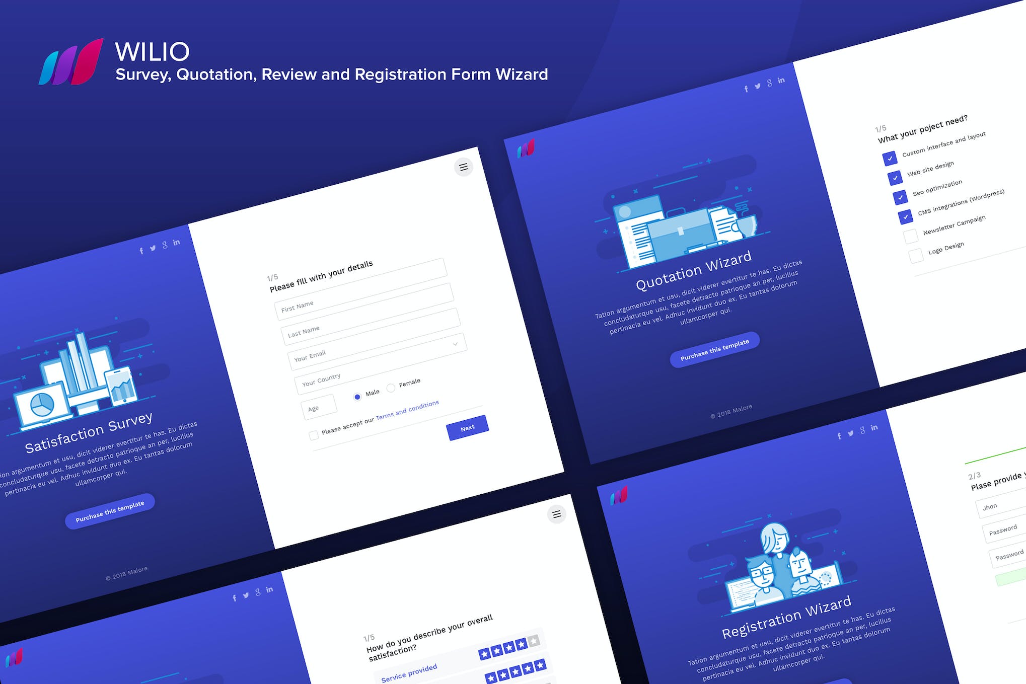 Wilio – Survey and Multipurpose Form Wizard