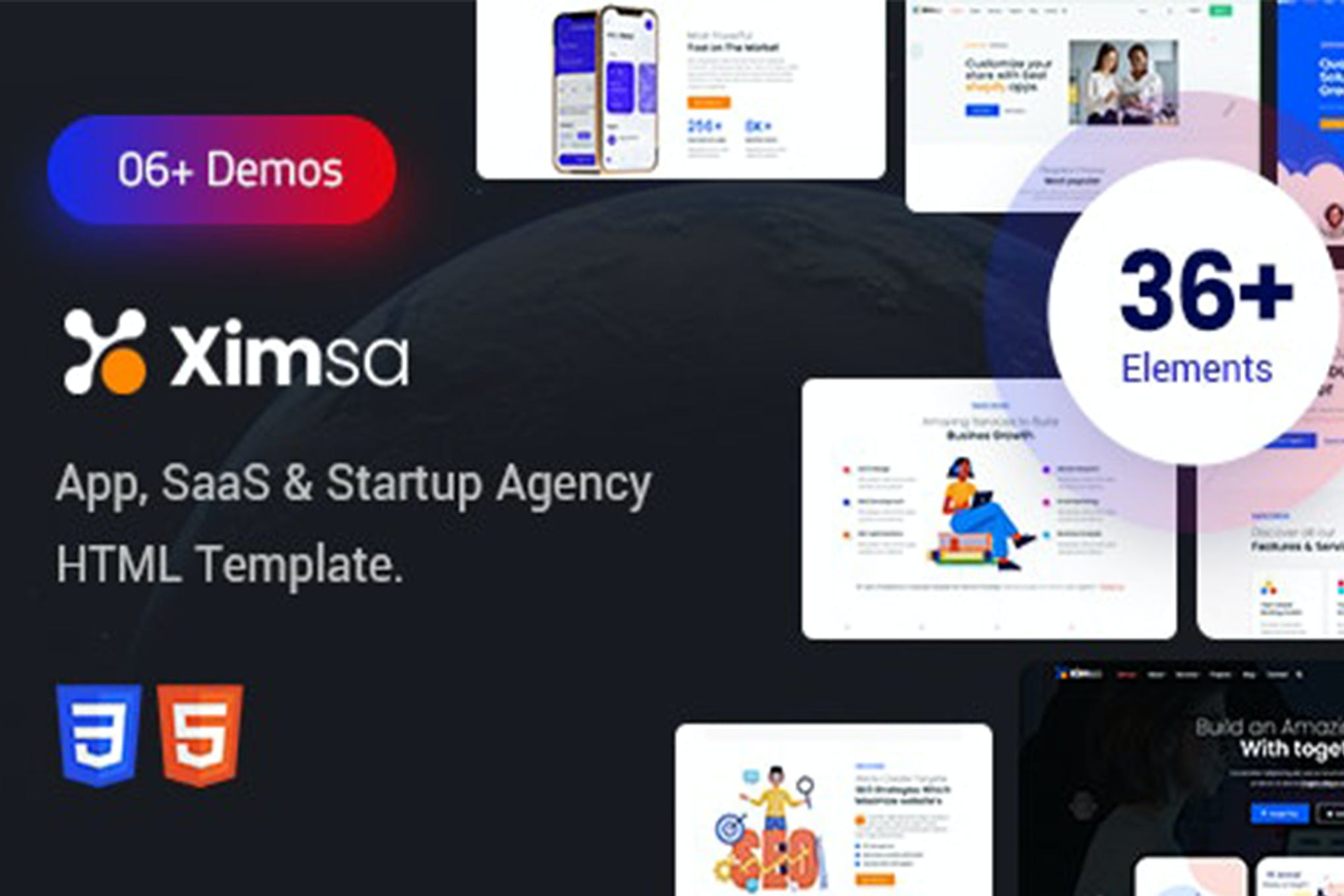 Ximsa – Digital Agency Template