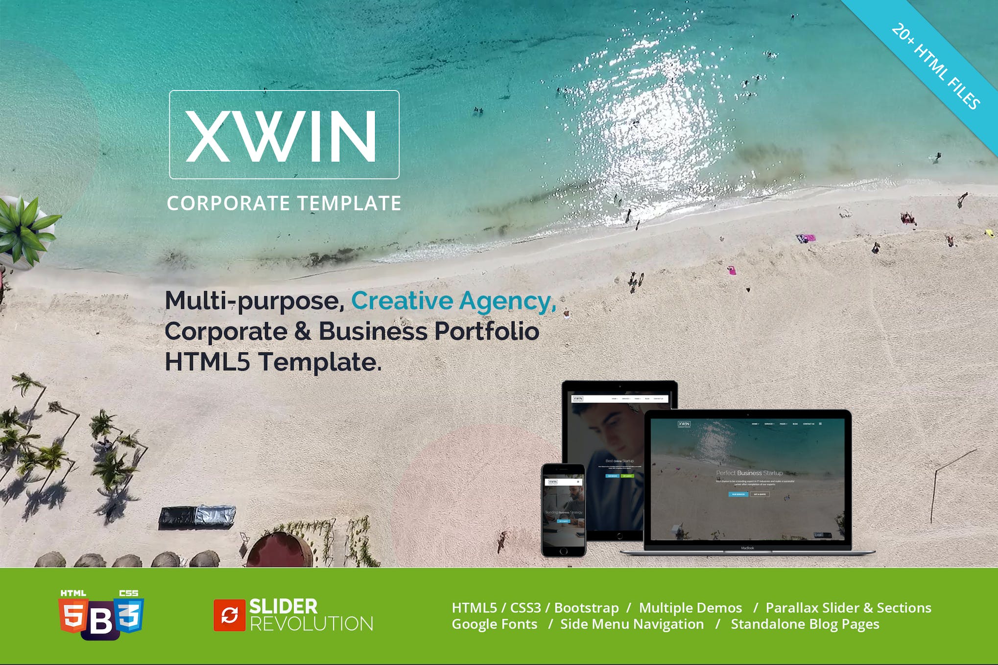 Xwin – Corporate Business HTML5