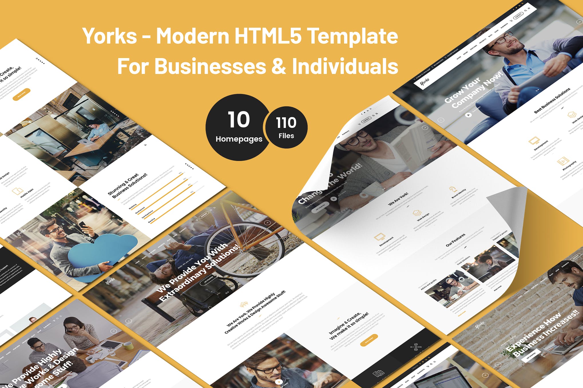 Yorks – Businesses & Individuals HTML5 Template