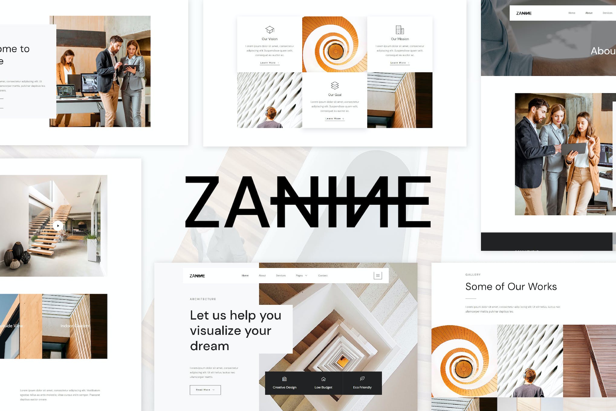 Zanine – Architecture Agency Elementor Template Kit