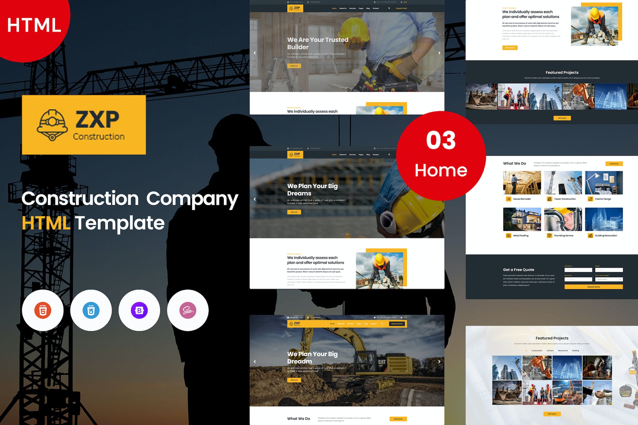 ZXP – Construction & Business Template