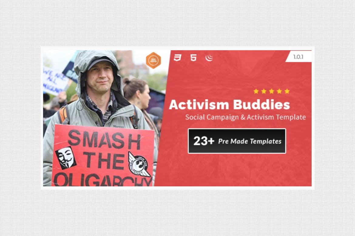 Activism Buddies – Social Campaign Template