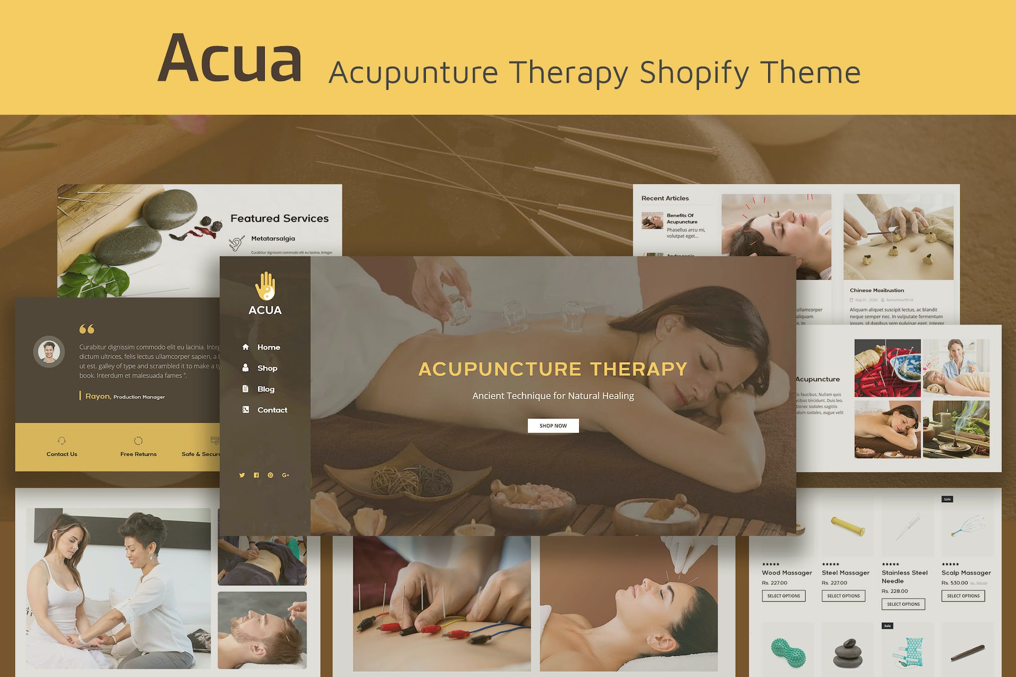 Acua – Shopify Medical Store, Health Shop Theme