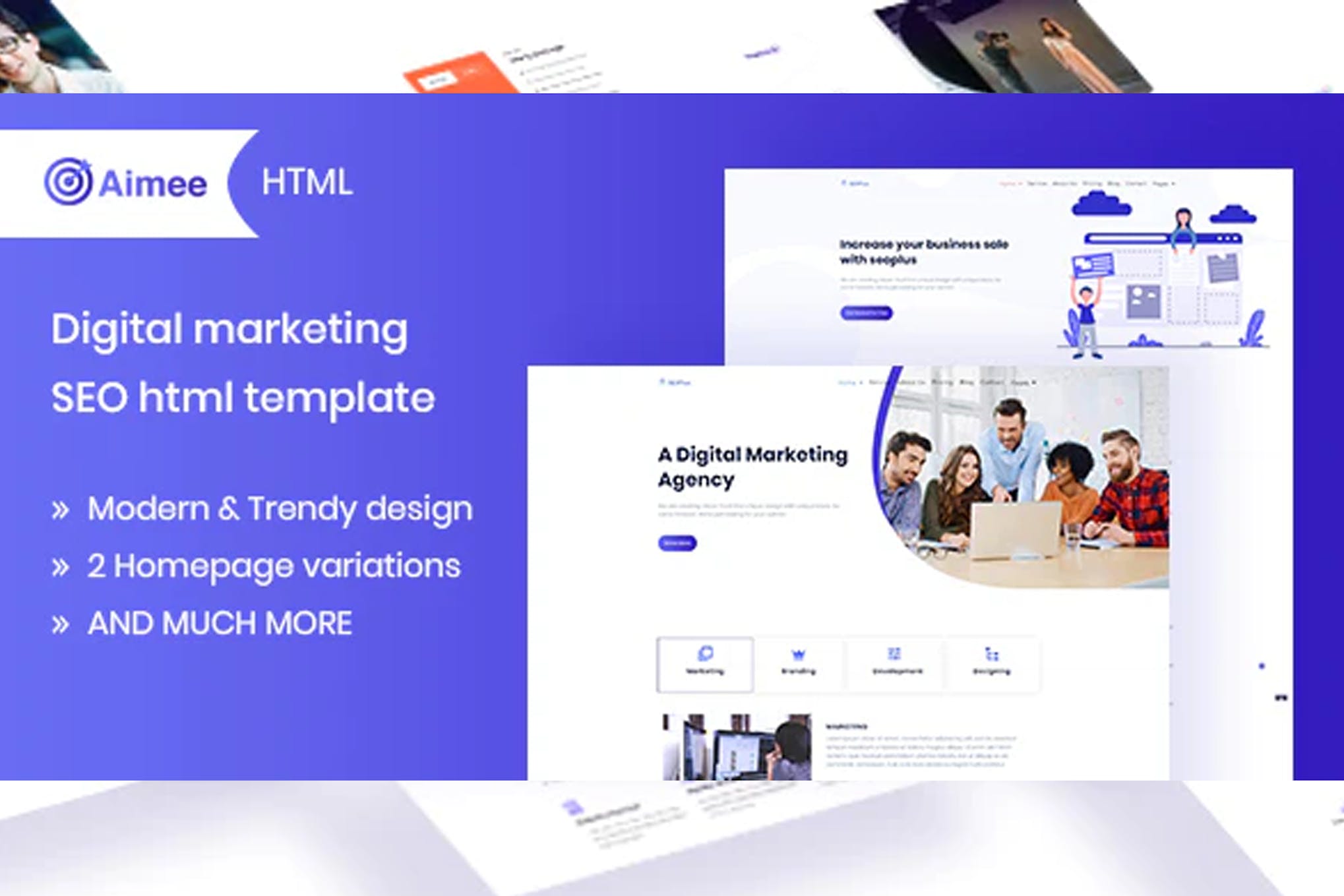 Aimee – Digital Marketing & SEO Template