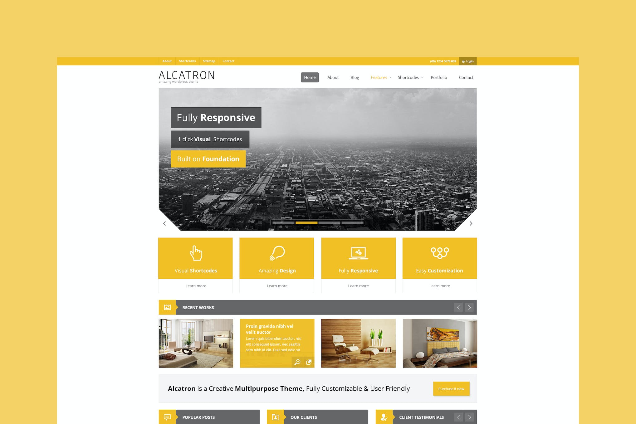 Alcatron -Multipurpose Responsive Template