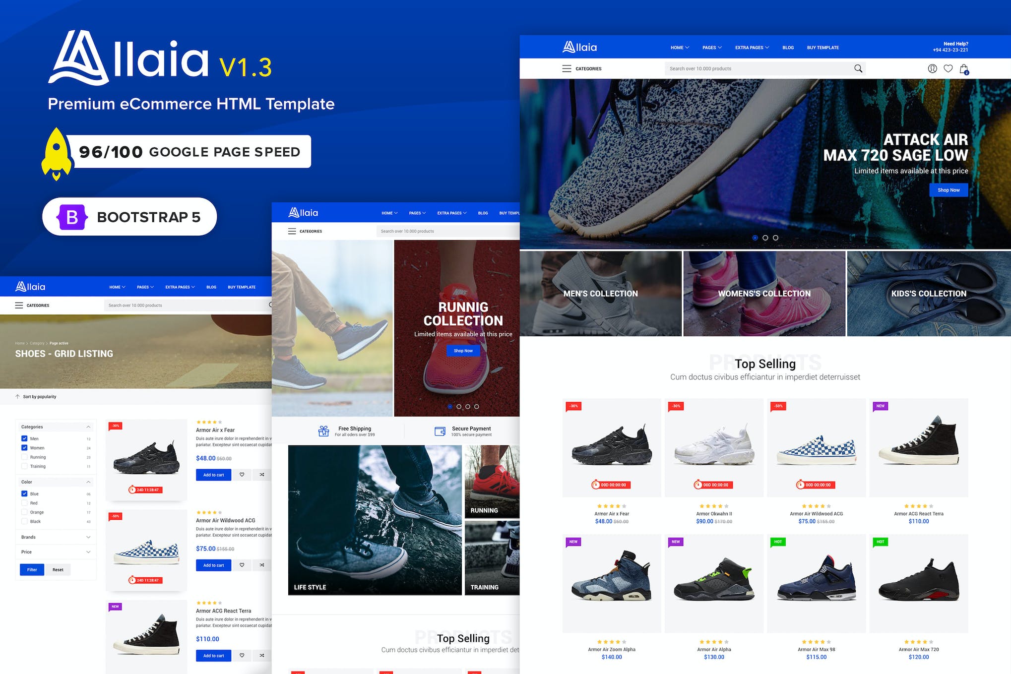 Allaia – eCommerce HTML Template