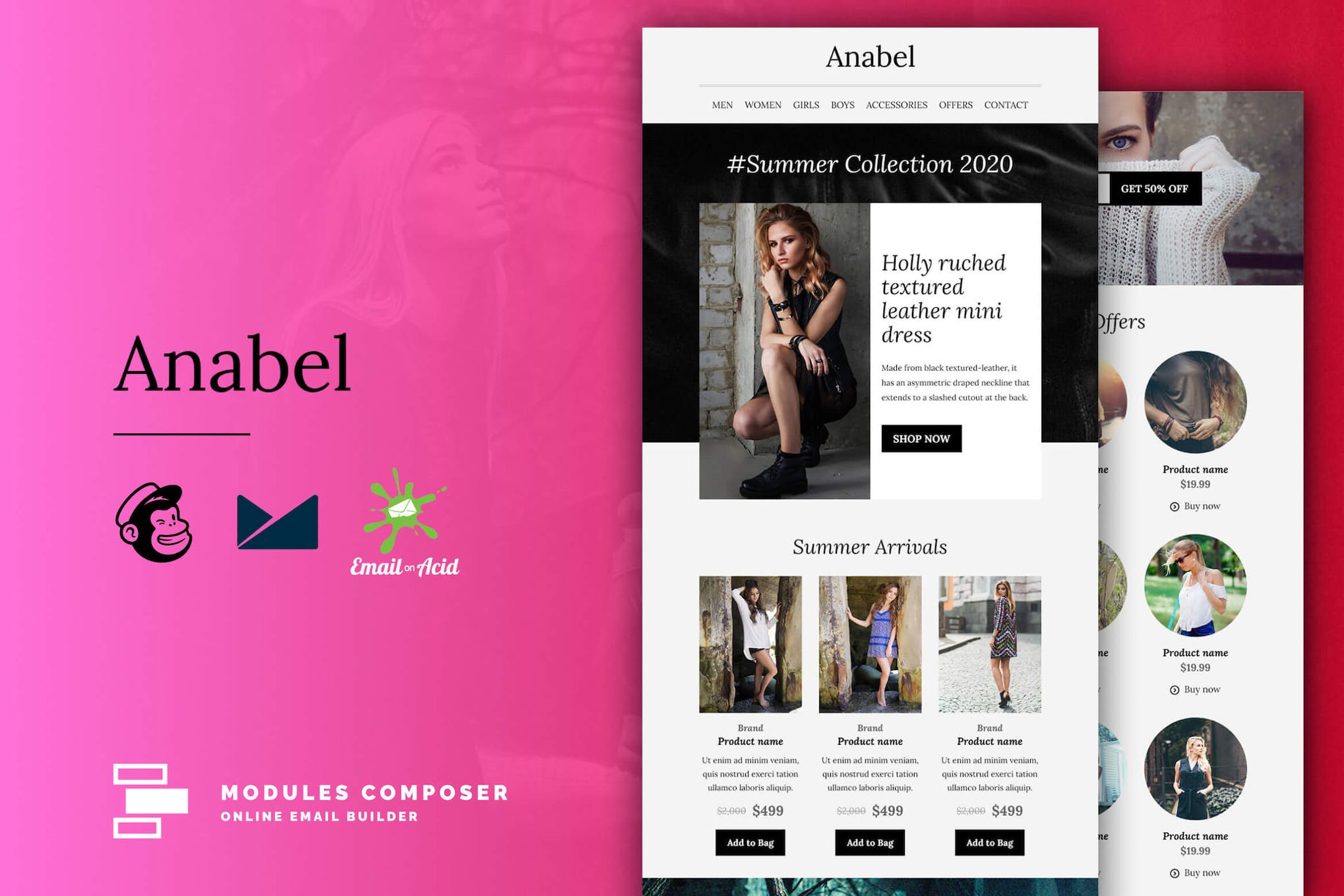 Anabel – E-commerce Responsive Email Template