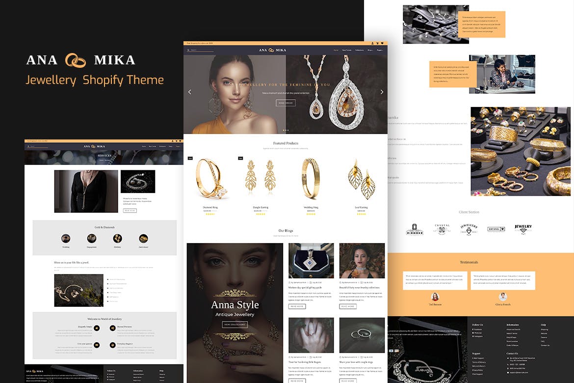 Anamika – Jewelry Fashion Shopify eCom Template