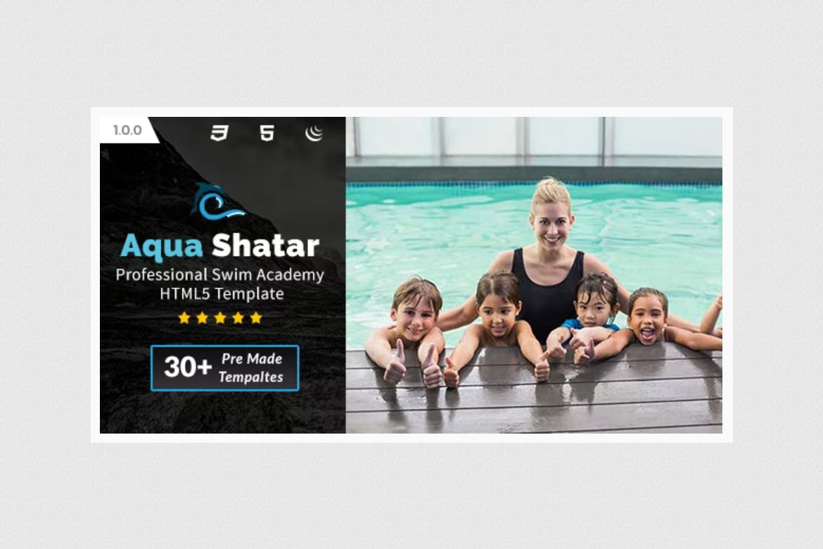 Aqua Shatar – Professional Swim Academy Temmplate