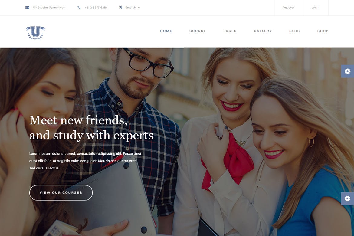 Aquarius – Educational University HTML Template