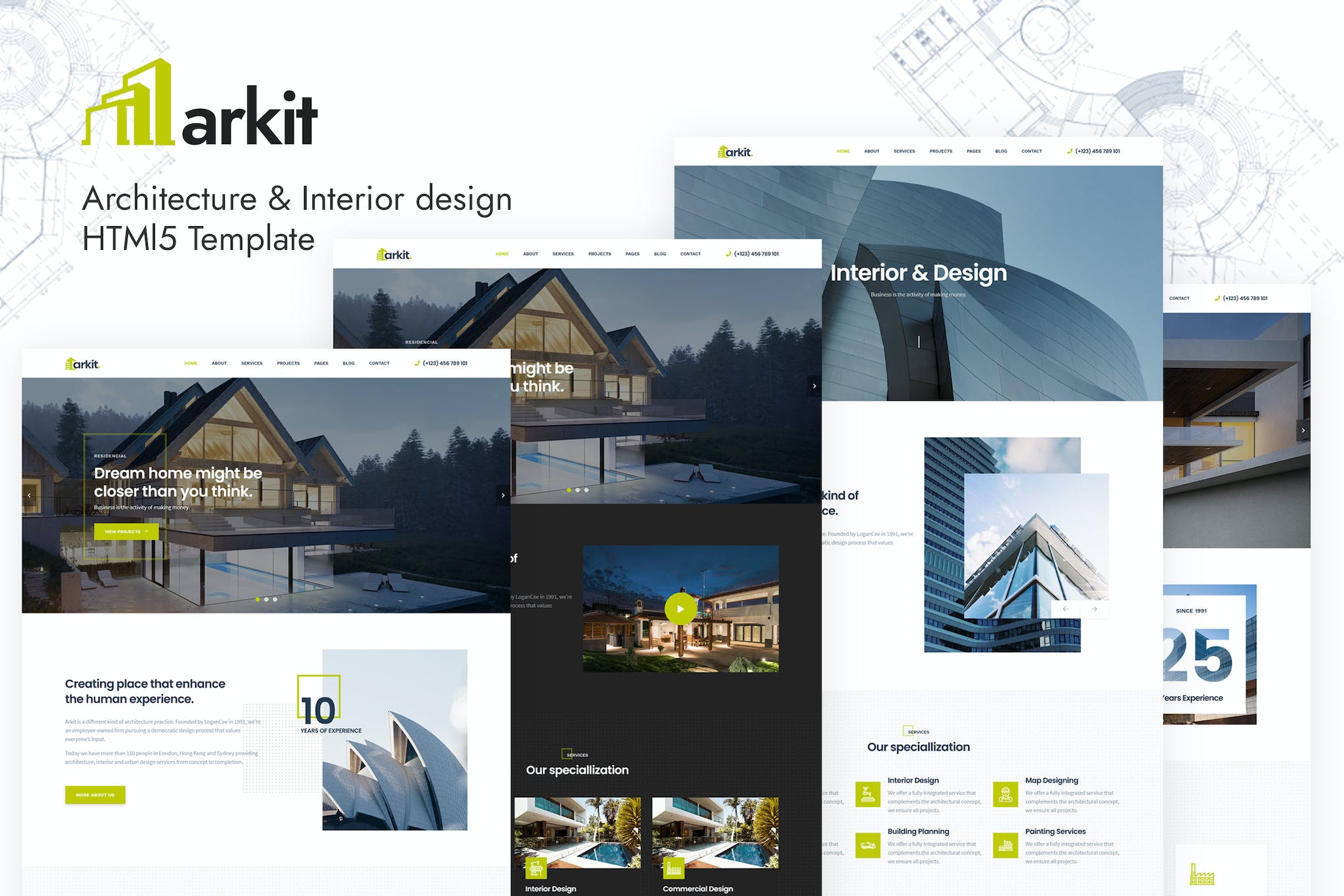 Arkit – Architecture & Interior HTML Template