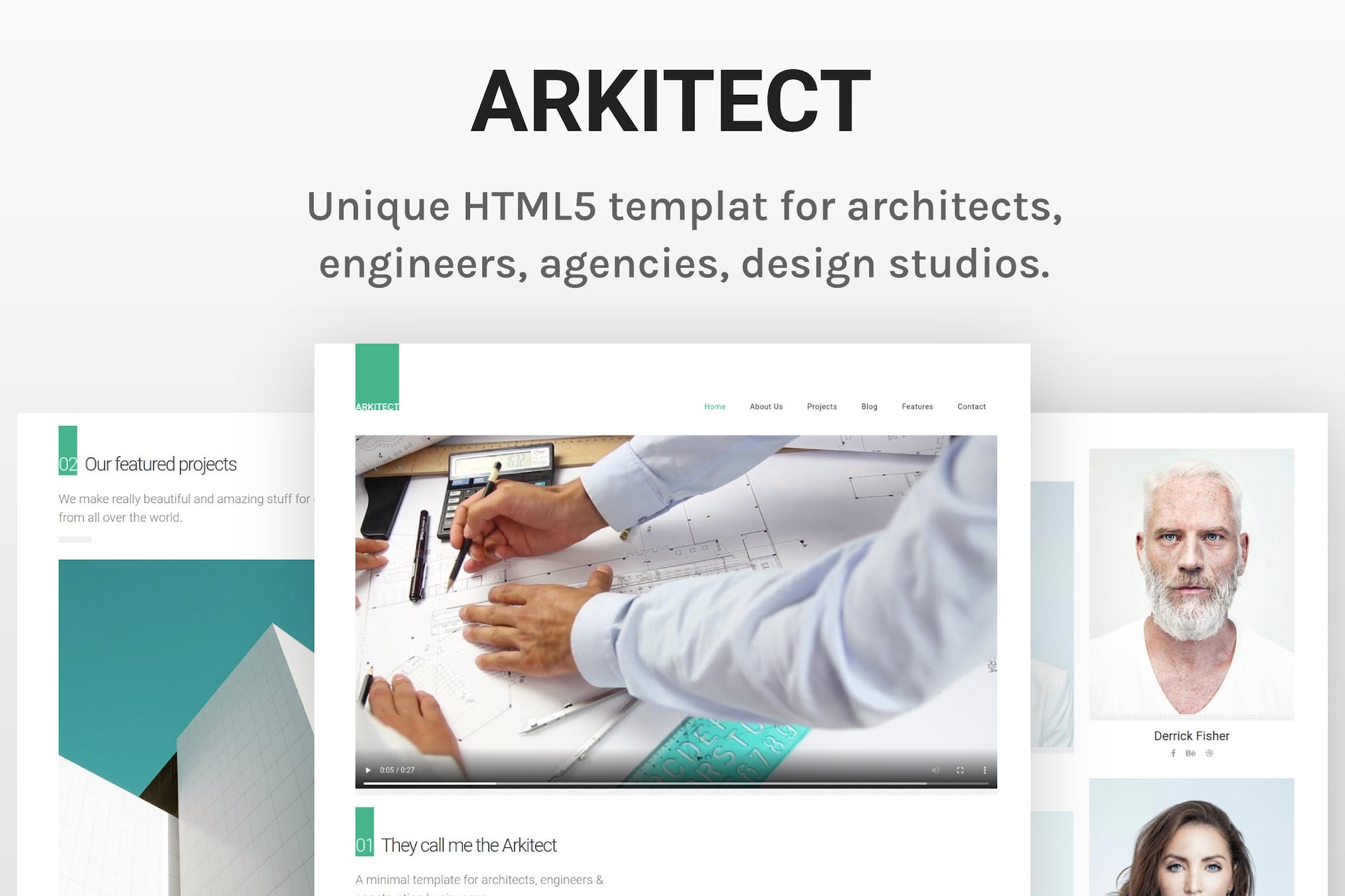 Arkitect – HTML Template for Architects, Engineers