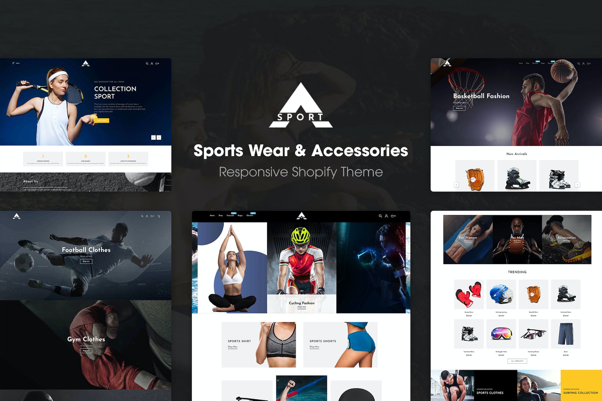 Asport – Sports Wear & Accessories Shopify Theme