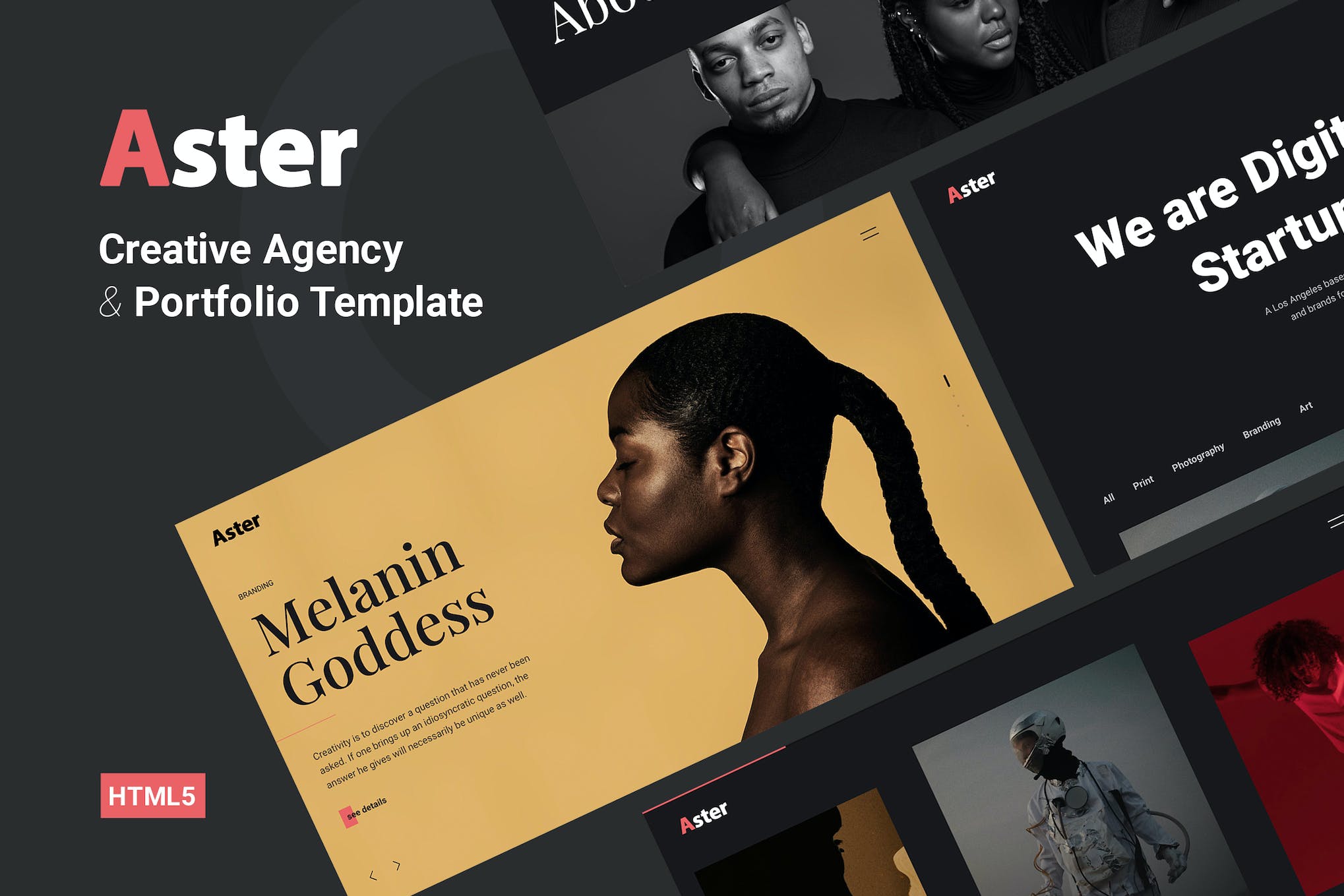 Aster – Creative Agency Portfolio Template