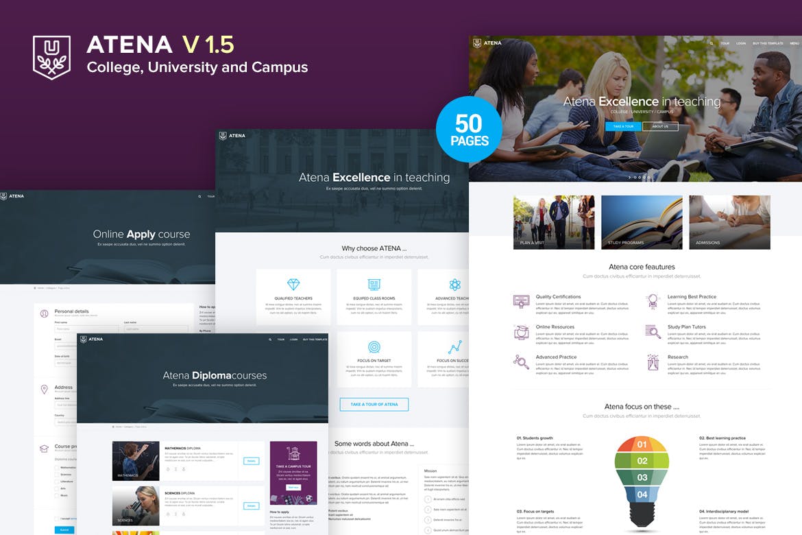 Atena – College, University and Campus Template