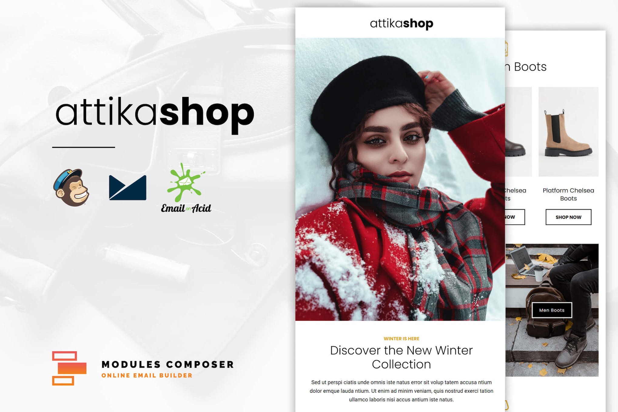 Attika – E-commerce Responsive Email Template