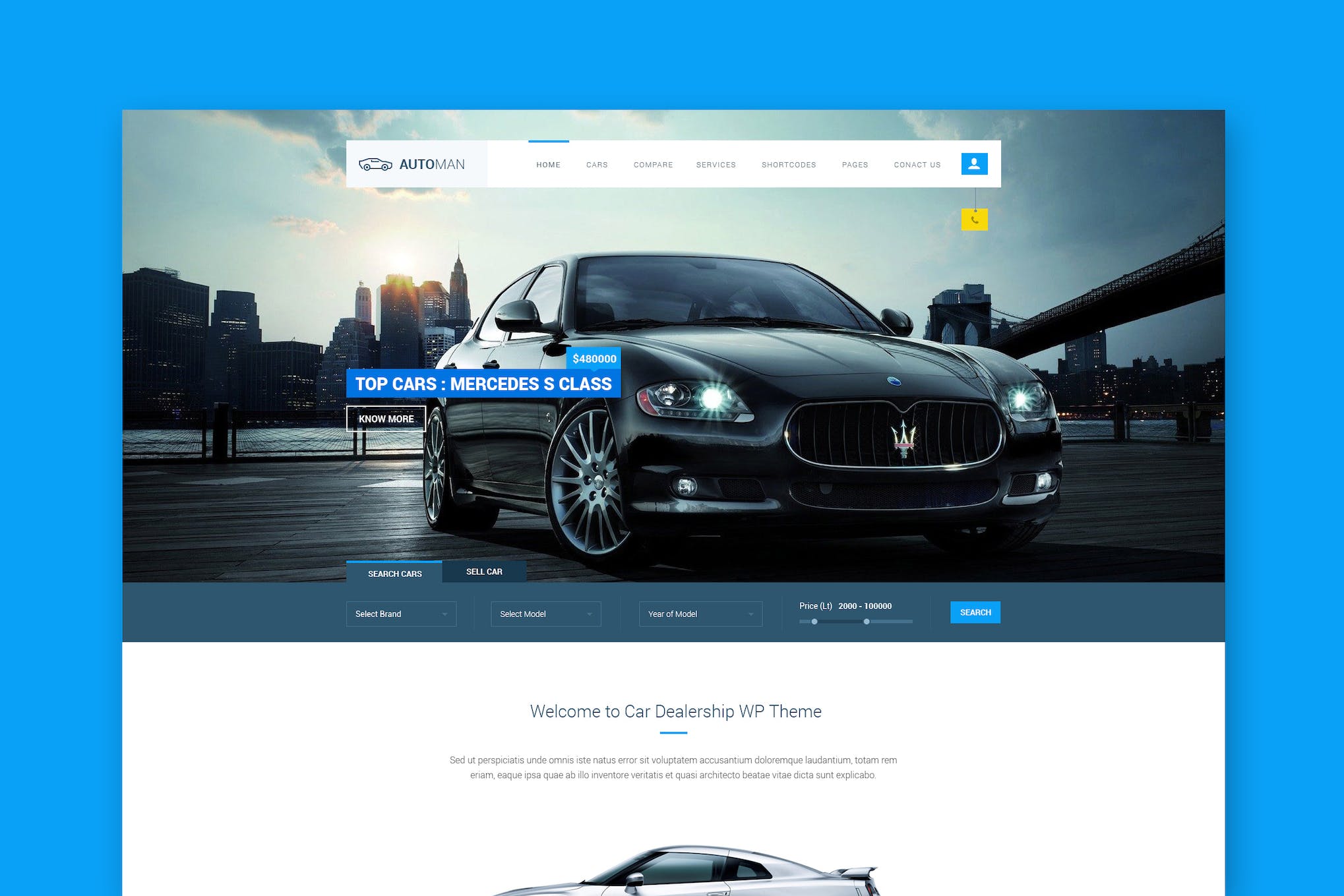 Automan – Advanced Car Dealer HTML Template