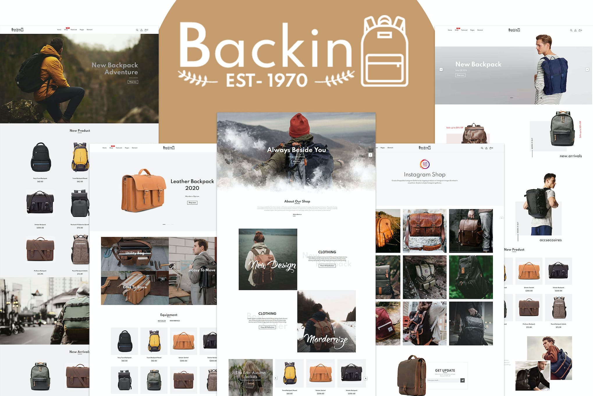 Backin – Bags And Backpack Modern Shopify Theme