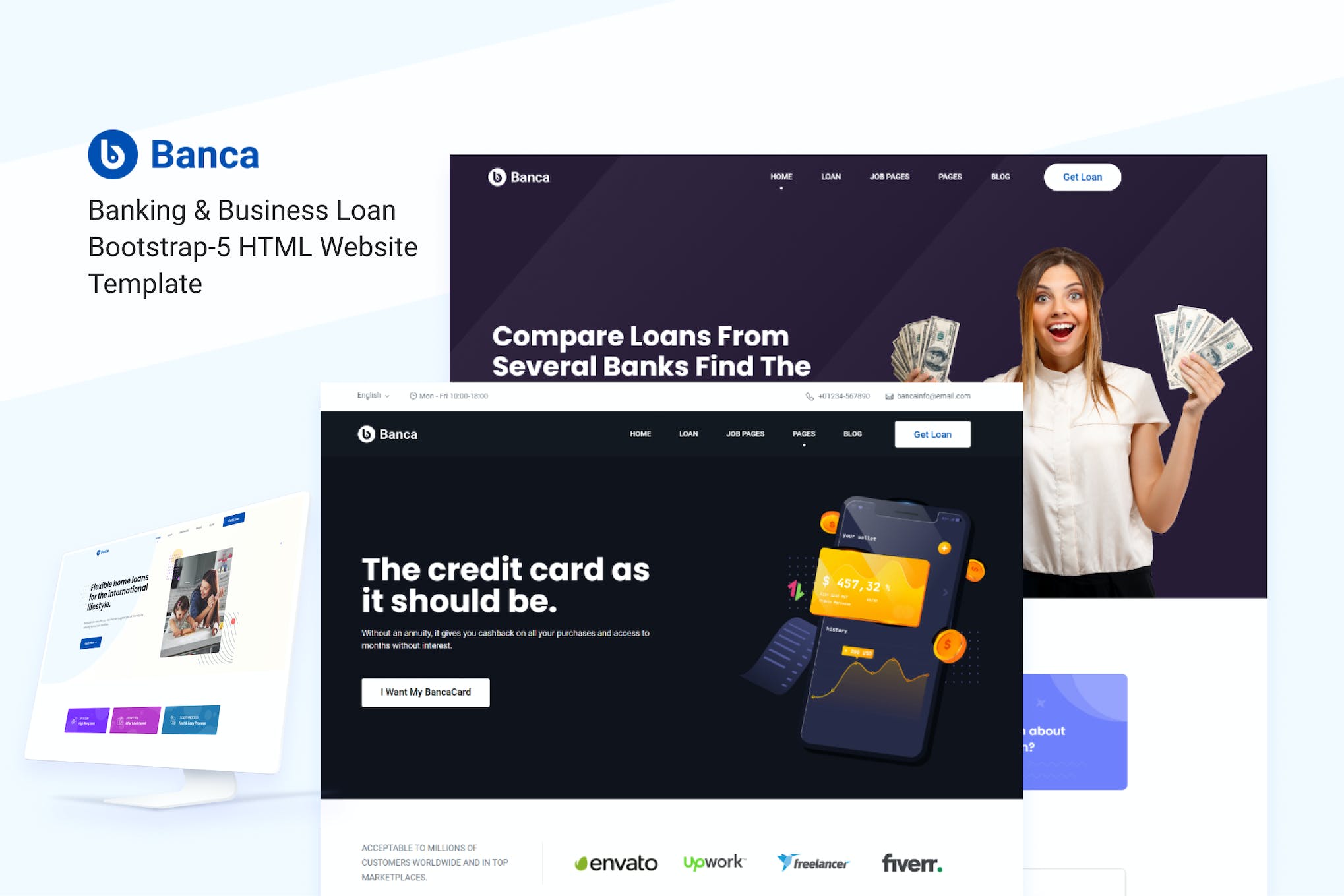 Banca – Banking & Business Loan HTML Template