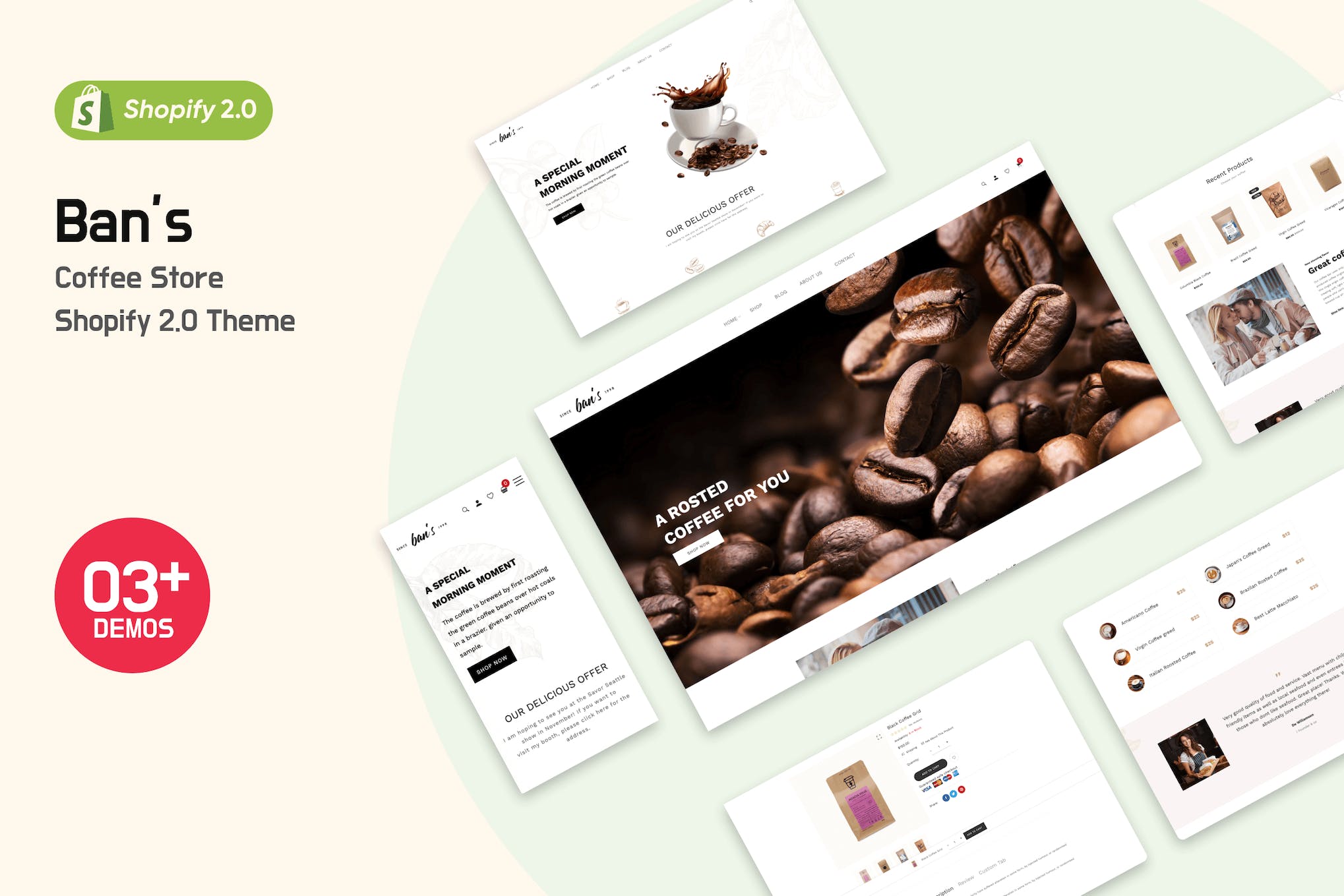 Bans – Coffee Store Shopify 2.0 Theme