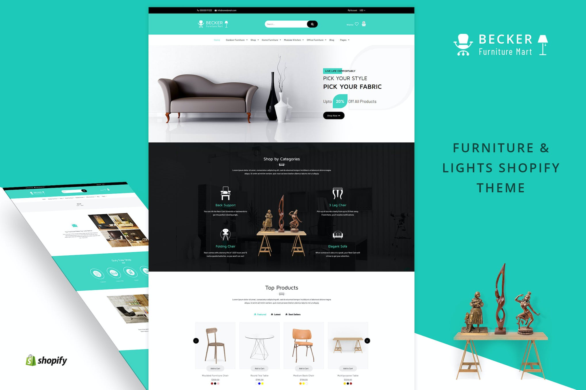 Becker | Furniture & Lights Shopify Theme