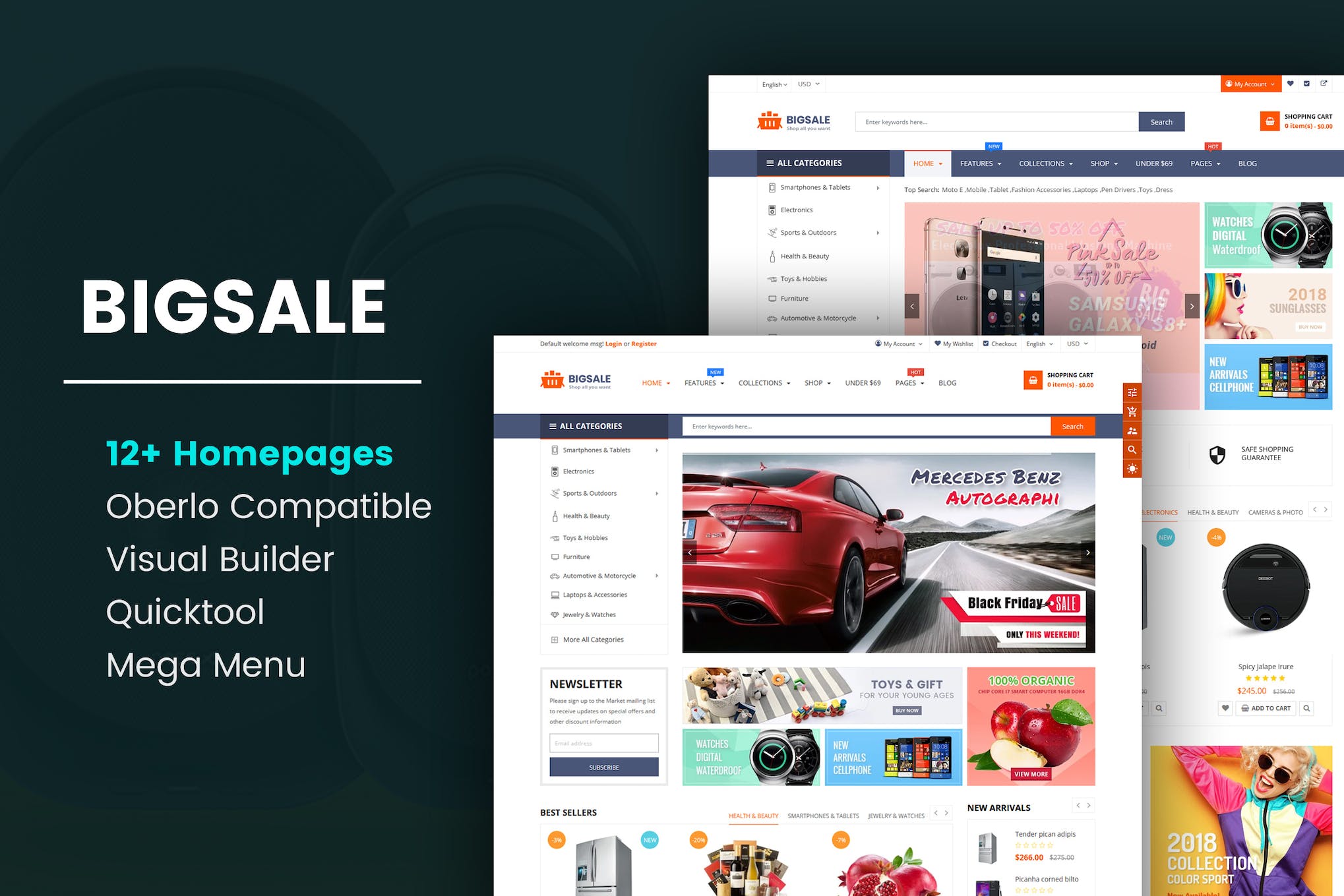 BigSale – Unlimited Bootstrap 4 Shopify Theme