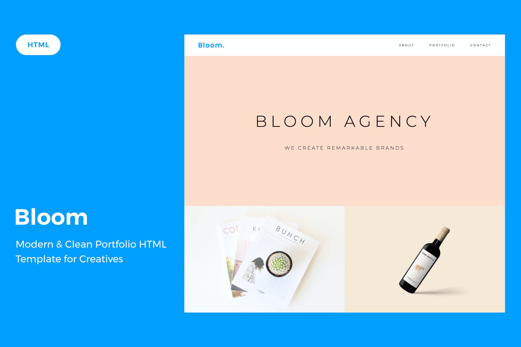 Bloom Portfolio HTML Template