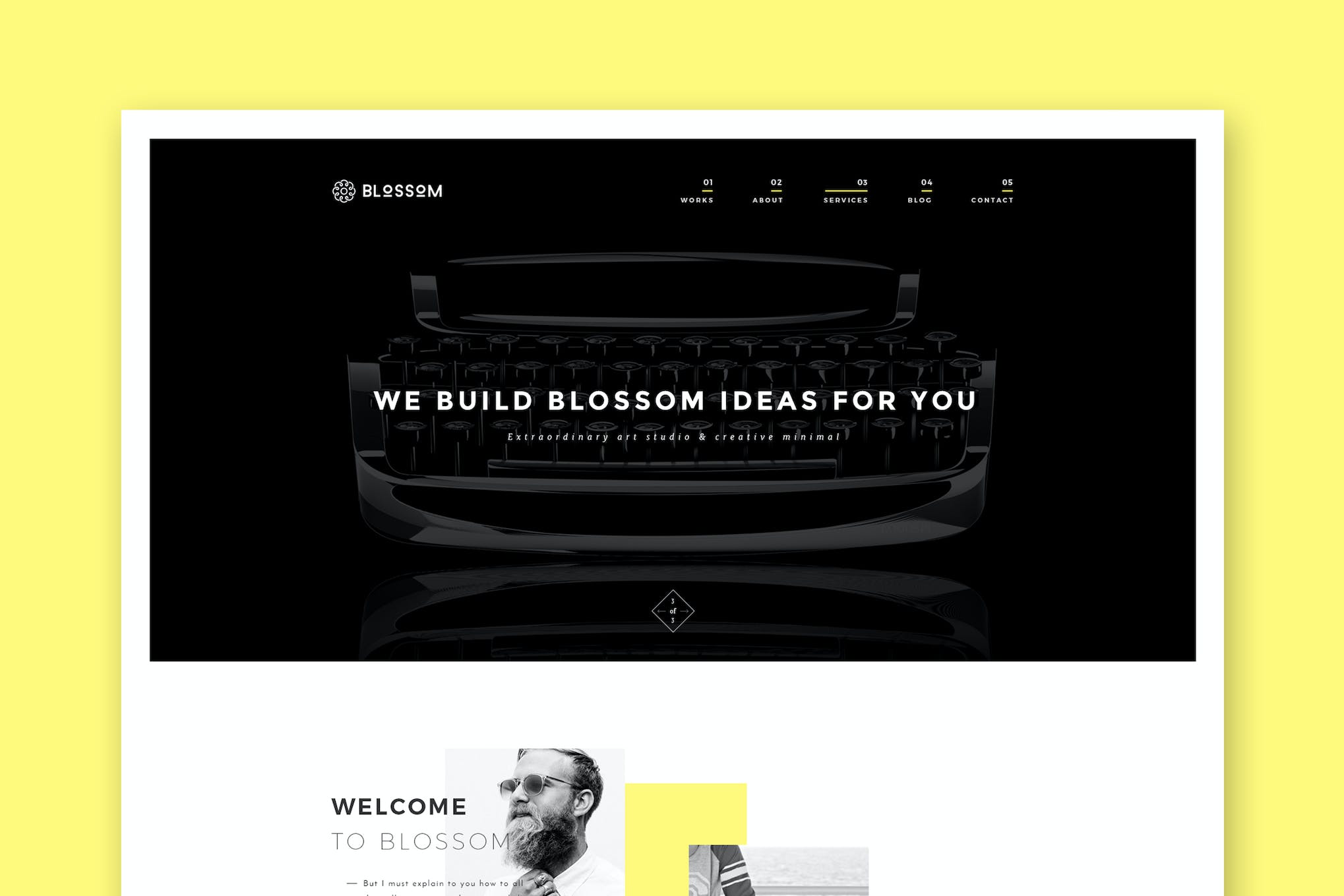 Blossom – Minimal Portfolio HTML5 Template