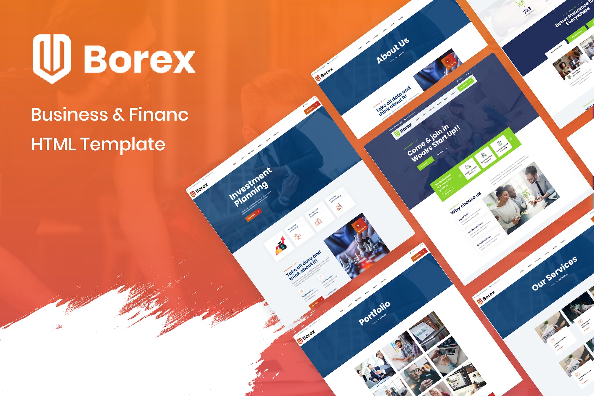 Borex – HTML5 Template for Multipurpose Business