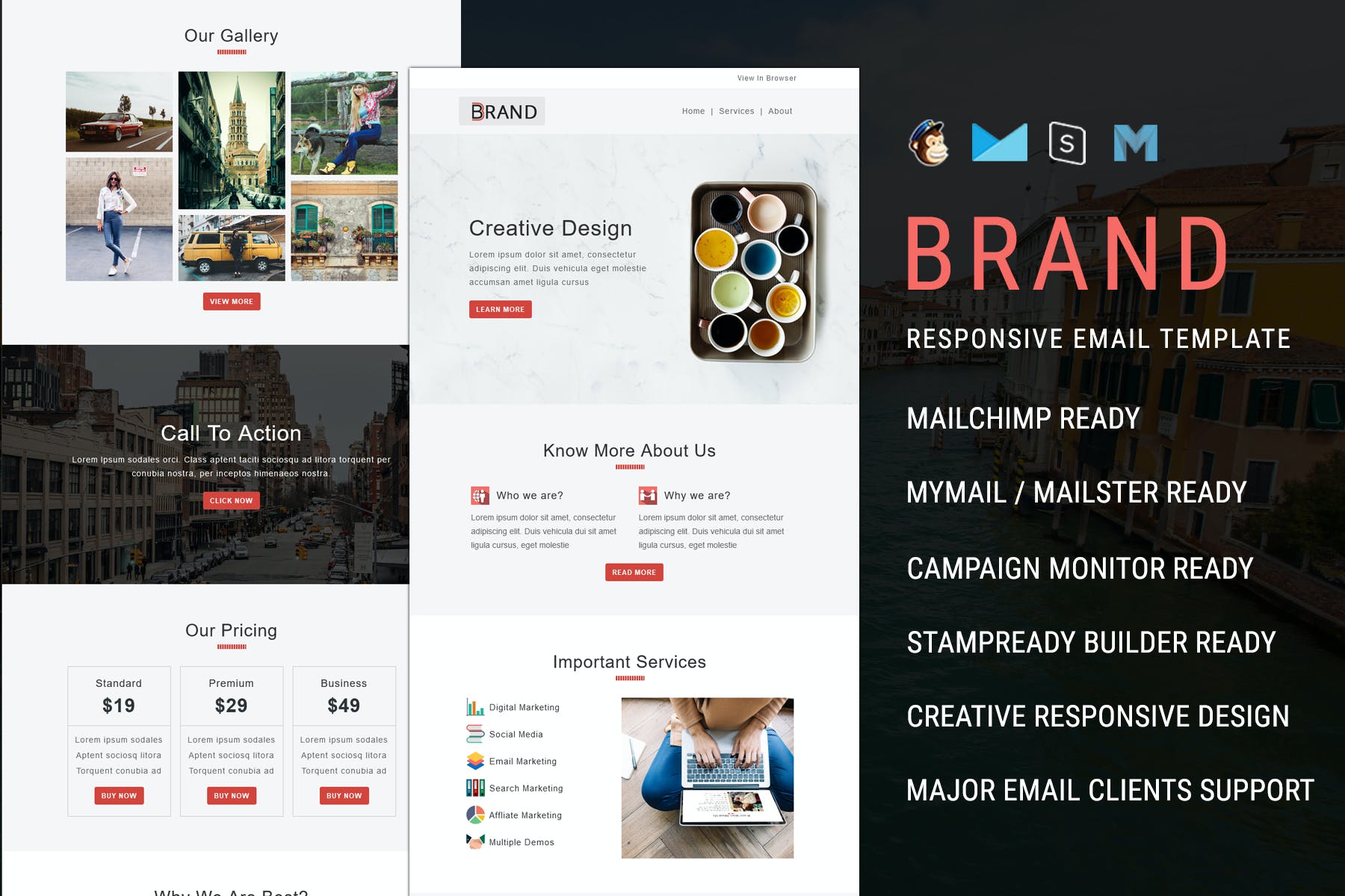 Brand – Multipurpose Responsive Email Template